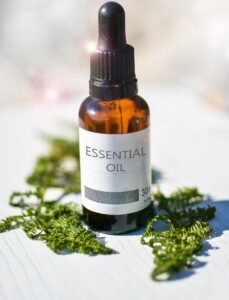 essential oils, bottle, glass